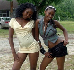 Young ebony schoolgirls in hot erotic