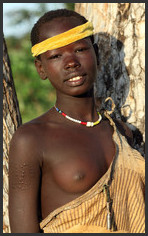 Naked tribe women, black african women topless. Picture #1