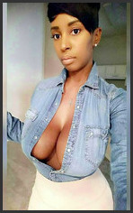 148px x 236px - Lush black babe show her nip slip selfie and... Picture #1